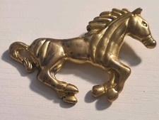 Large Vintage Horse Brooch