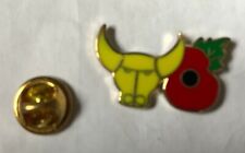 Oxford United - Yellow Ox Poppy Badge - Brand New - For Charity
