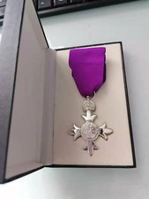 The order of the British Empire Medal Replica Badge with Collection Box