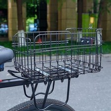 Folding Rear Bike Basket,Easy
