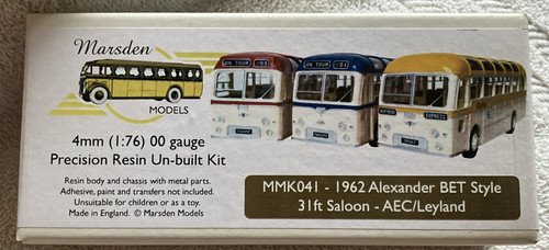 Marsden resin bus kit 1962 - resin,
