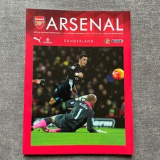 Arsenal v Sunderland Programme