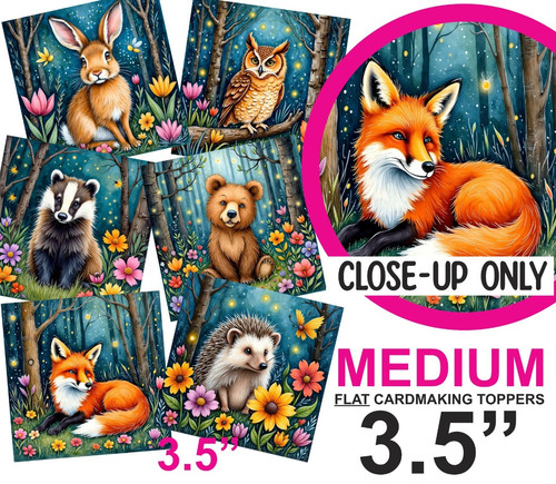 Woodland animals birthday cute - animals,