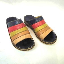 Pavers Womens Leather Rainbow