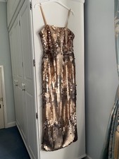 Karen Millen Gold Sequin Disc