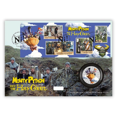 Monty python stamps medal - python,