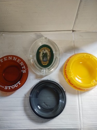 Ashtrays green king skol - 4, wm