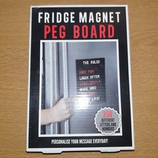 FRIDGE MAGNET PEG BOARD - NEW