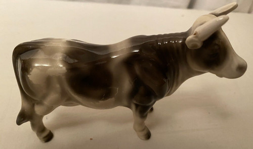 Vintage china cow figurine - vintage,