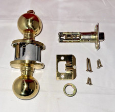 Weiser Yukon Polished Brass Steel Passage Lockset