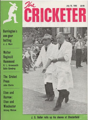 The cricketer july 16th 1965 - cricketer,