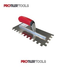 Pro Tiler Tools 12mm Notched Trowel Stainless Steel Softgrip Right Handed SGR12