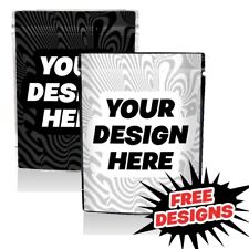 16x Custom Personalized Mylar Bags 3.5 9x13cm Resealable Smell Proof Cali Food
