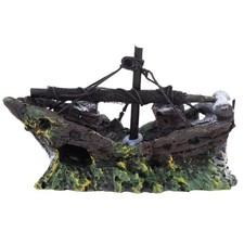  Pirate Boat Tank Decor Fish