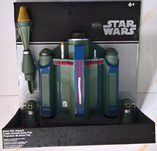 Disney Store Star Wars Boba Fett Jet Pack Sounds/ Lights Rocket Launcher cosplay