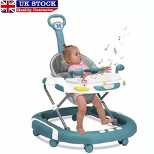 Baby Walker/Rocker Bouncer First Steps Push Along Activity Music Ride On Car UK.