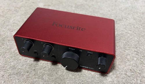 Focusrite scarlett solo 4th - focusrite,