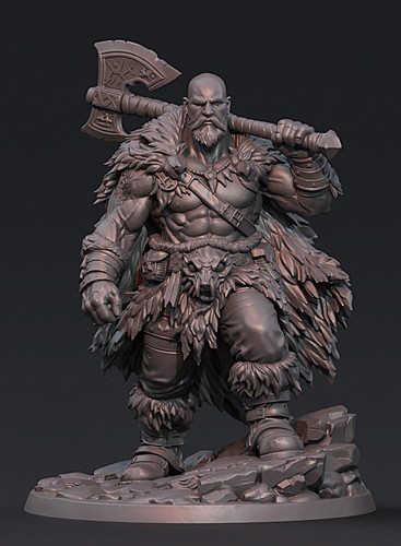 Barbarian warrior limited 54mm - barbarian,