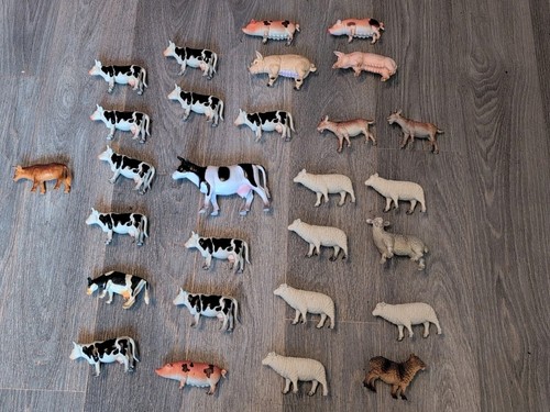 Plastic farm animal figures - farm,