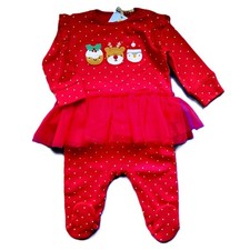 Baby Girl Christmas Tutu Romper 0 3 6 Months NEXT Festive outfit