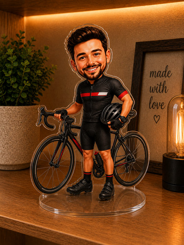 Personalised cyclist mini - personalised,