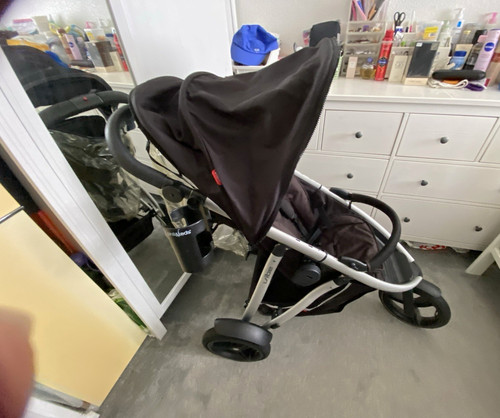 Phil teds black pushchair - black,