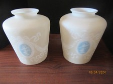 Two Antique Art Nouveau Globes