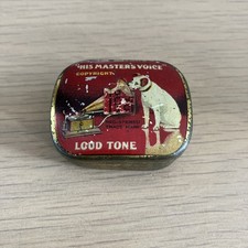 His Masters Voice Loud Tone Gramophone Needles in vintage red tin