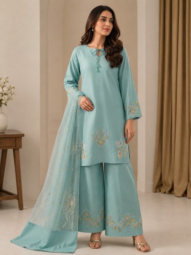 Women pakistani aqua blue - women’s,