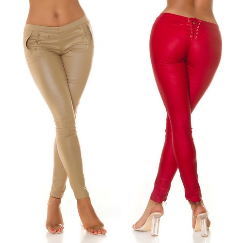 Sexy faux leather wet - faux,