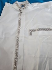 New Mens White Jubba Thobe Size 56