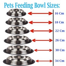 Dog Bowl Stainless Steel Metal