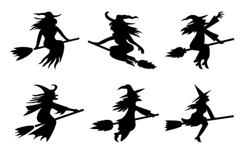 Halloween witches vinyl - 6,
