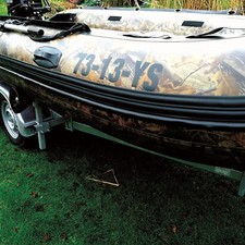 2x Rubber Dinghy Licence Plate