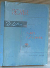 Rover P5 3 Litre original official 1962 Parts Catalogue plus 1963 amendment