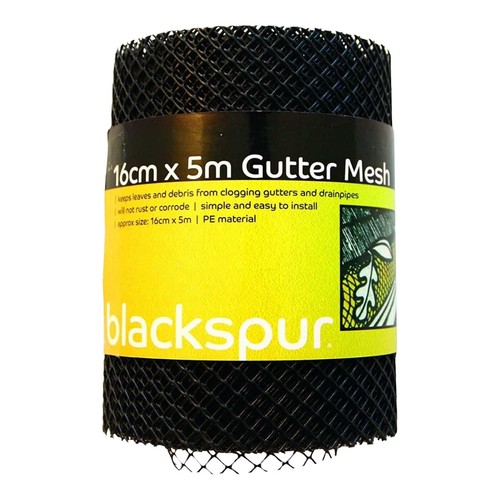 Gutter guard mesh blocked - gutter,