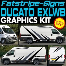 to fit FIAT DUCATO L4 EXLWB GRAPHICS STICKERS STRIPES DECALS DAY VAN MOTORHOME