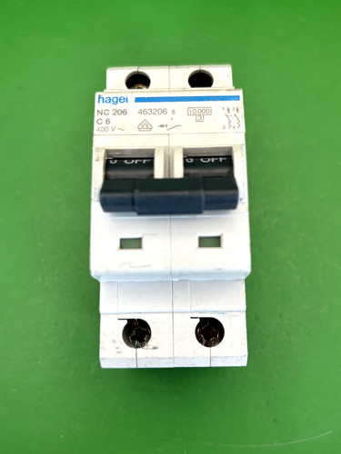 Hager nc206 double pole - hager,