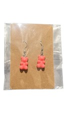 Handmade bear earrings - bear,