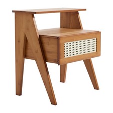 Rattan Nightstand Vintage