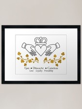 Claddagh Framed Art Print