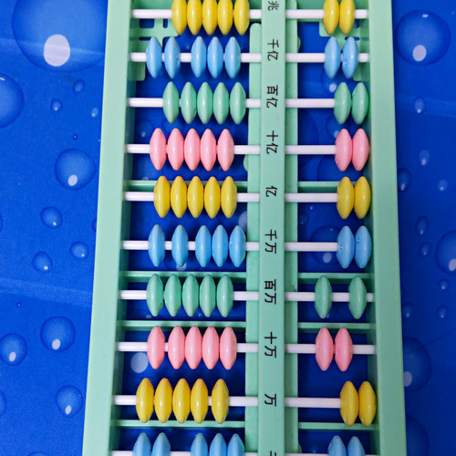 Plastic abacus counting frame - plastic,