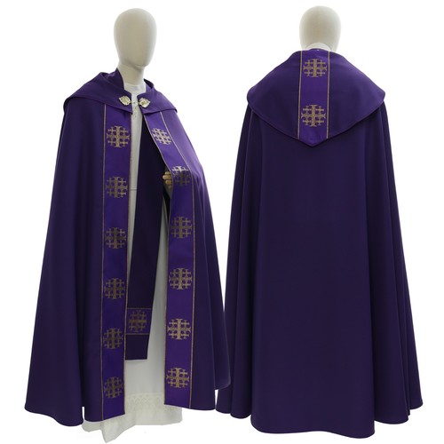 Purple violet gothic cope - purple,