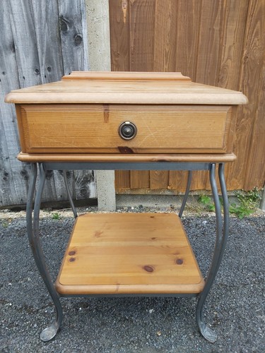 Ducal pine side lamp table - ducal,