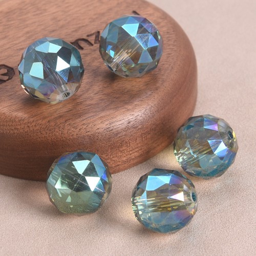 5pcs 20mm faceted ball shape - faceted,