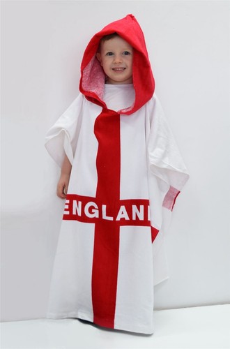 England hooded beach towel - hooded,