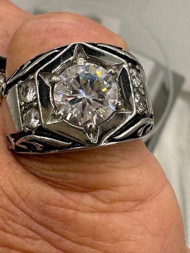 Mens silver ring pinky - mens,