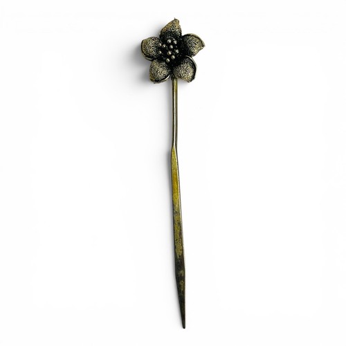 Vintage handmade flower hair - vintage,