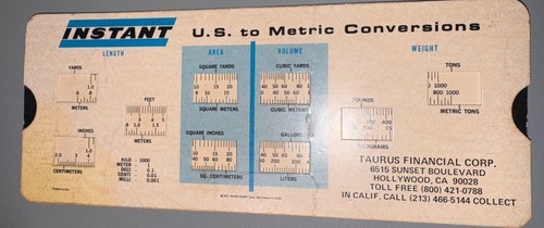 Vintage 1971 slide rule s - vintage,