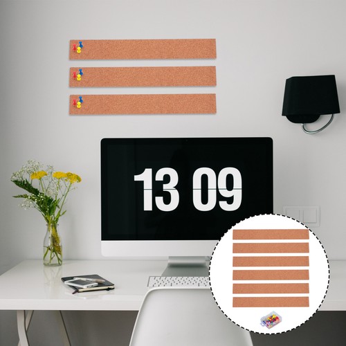 Light brown oak cork bulletin - brown,